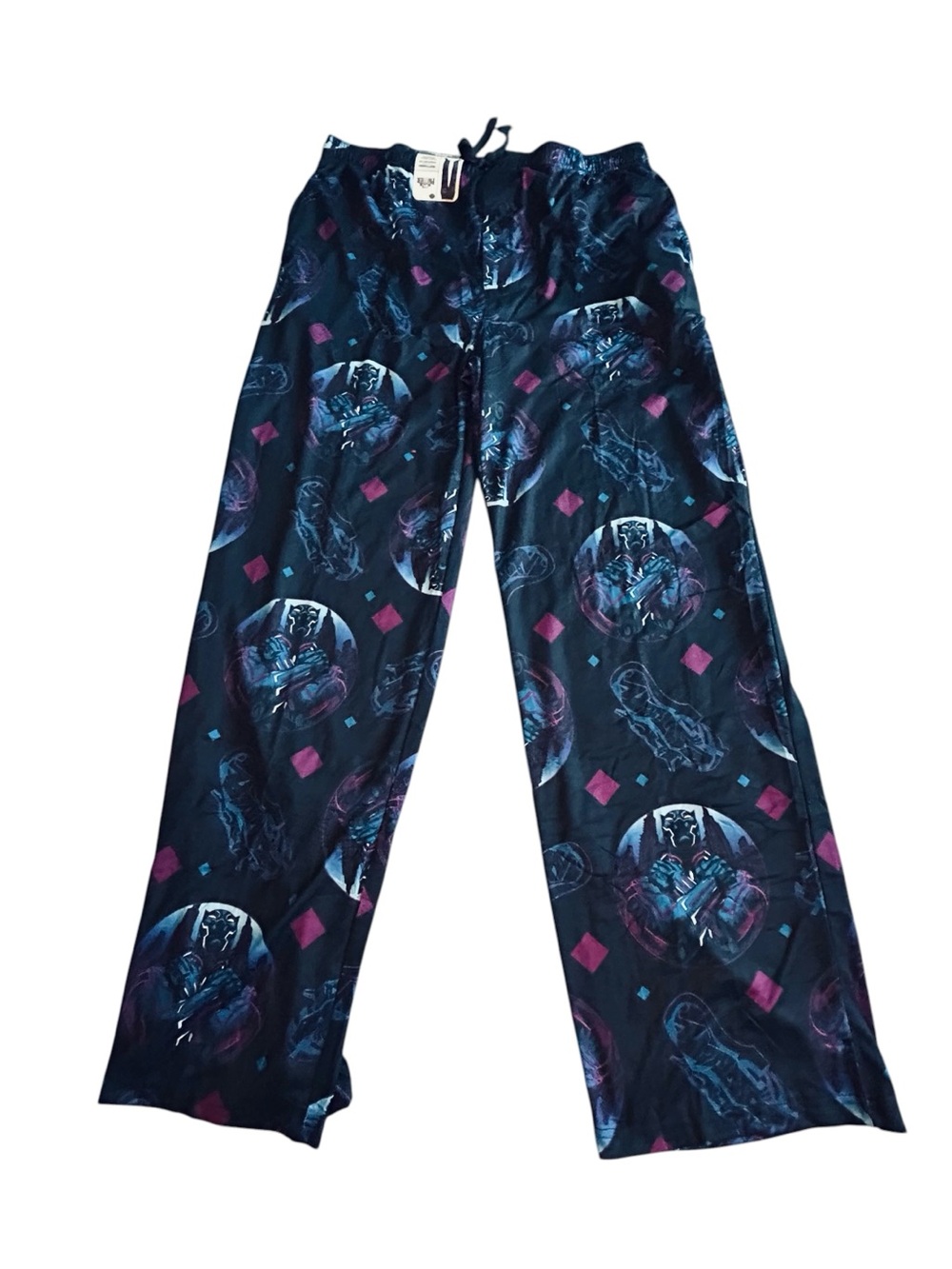Legacy Dark Blue Black Purple Patterned Sweatpants
